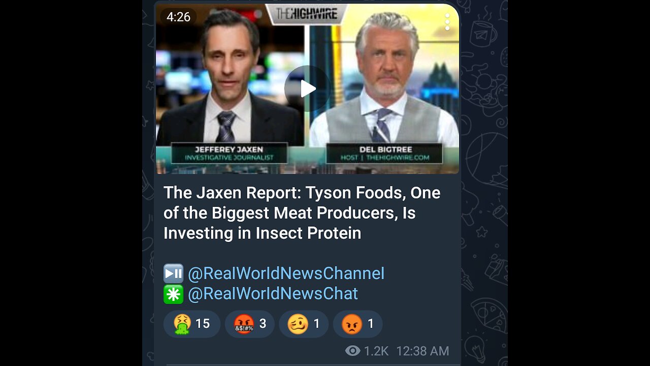 News Shorts: Tyson Meat and Insects