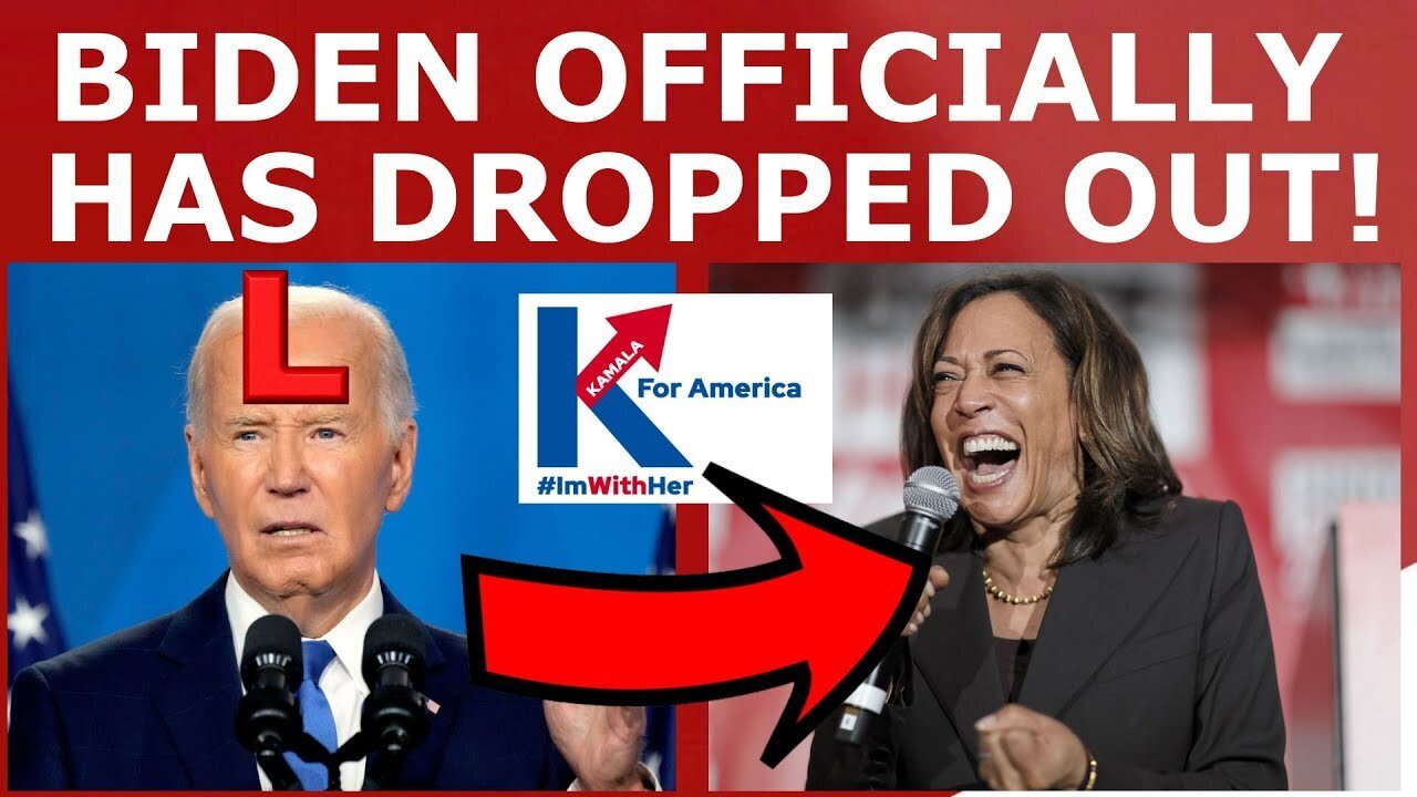 BIDEN DROPS OUT, ENDORSES KAMALA HARRIS!