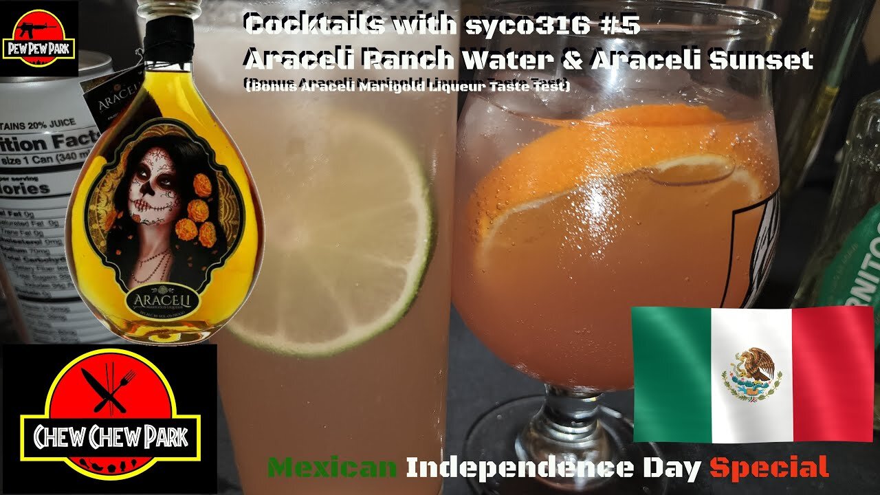 Cocktails with syco316 #5: Araceli Ranch Water & Araceli Sunset(Araceli Marigold Liqueur taste test)