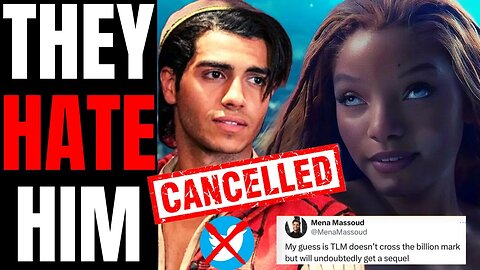 Aladdin Star DELETES Twitter Over Little Mermaid BACKLASH | Mena Massoud CANCELLED By Disney Fans