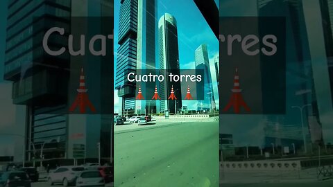 Cuatro torres🗼🗼🗼🗼 #cuatrotorres #madrid #plazadecastlla #spain #españa #businesscenter #europe #fun