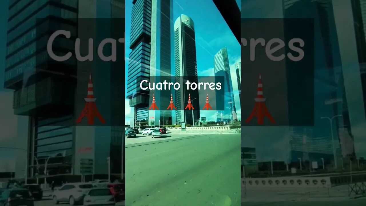 Cuatro torres🗼🗼🗼🗼 #cuatrotorres #madrid #plazadecastlla #spain #españa #businesscenter #europe #fun