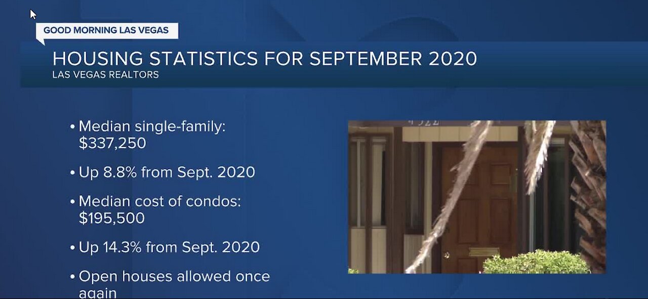 Las Vegas housing statistics for Sept. 2020