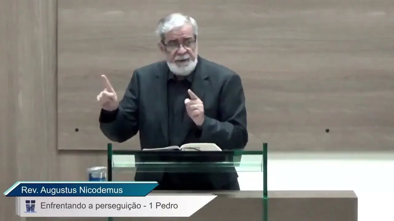 É errado o cristão admitir que sofre — Rev Augustus Nicodemus