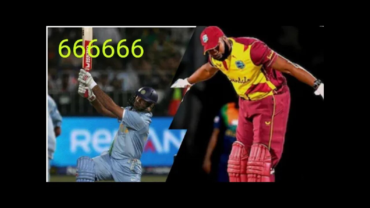 #YUVRAJVSPOLLARD #SIXSIXES #666666 BEST OF SIX SIXES I YUVRAJ VS POLLARD I 666666