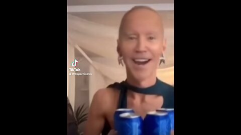 Joe Biden drinking Budlight #woke #CMT #Budlight