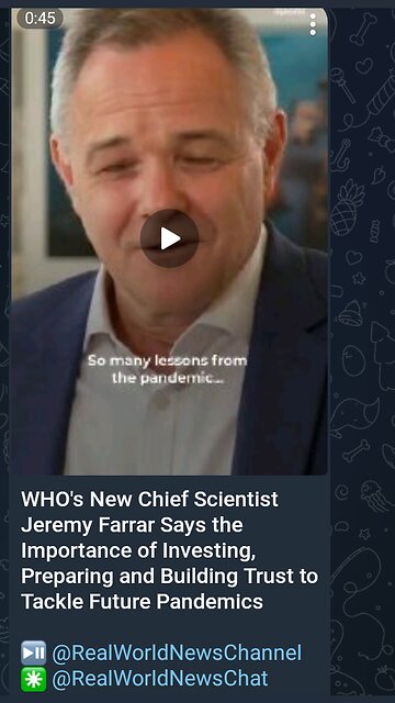 News Shorts: WHO's New Chief Scientist