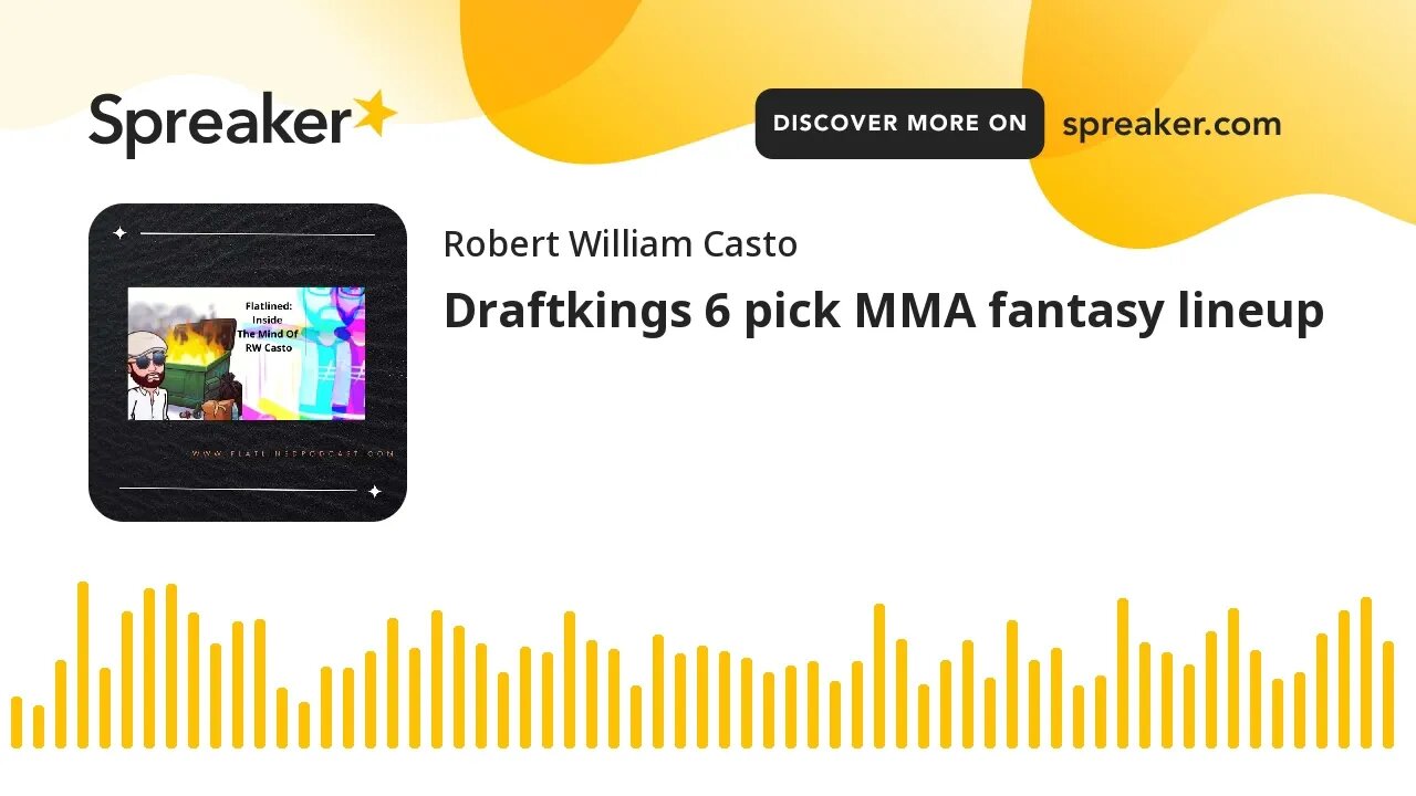 Draftkings 6 pick MMA fantasy lineup