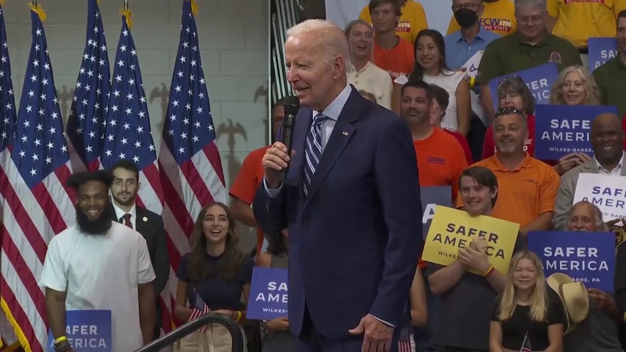 Joe Biden speaks about 'Safer America Plan' to tackle gun crime in Pennsylvania