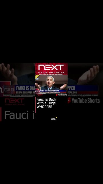 Fauci is Back With a Huge WHOPPER #shorts
