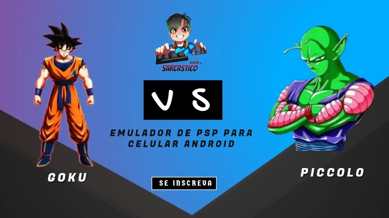 Goku vs Piccolo emulador de PSP para Celular Android #jogos #android