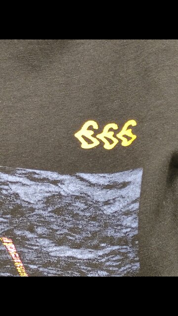 666 on a shirt!