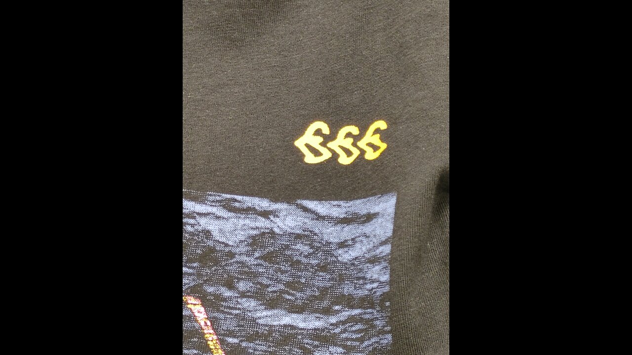666 on a shirt!