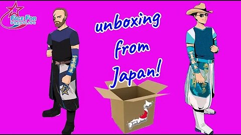 Waldo brings wrestling merch back from #Japan for Matt to unbox