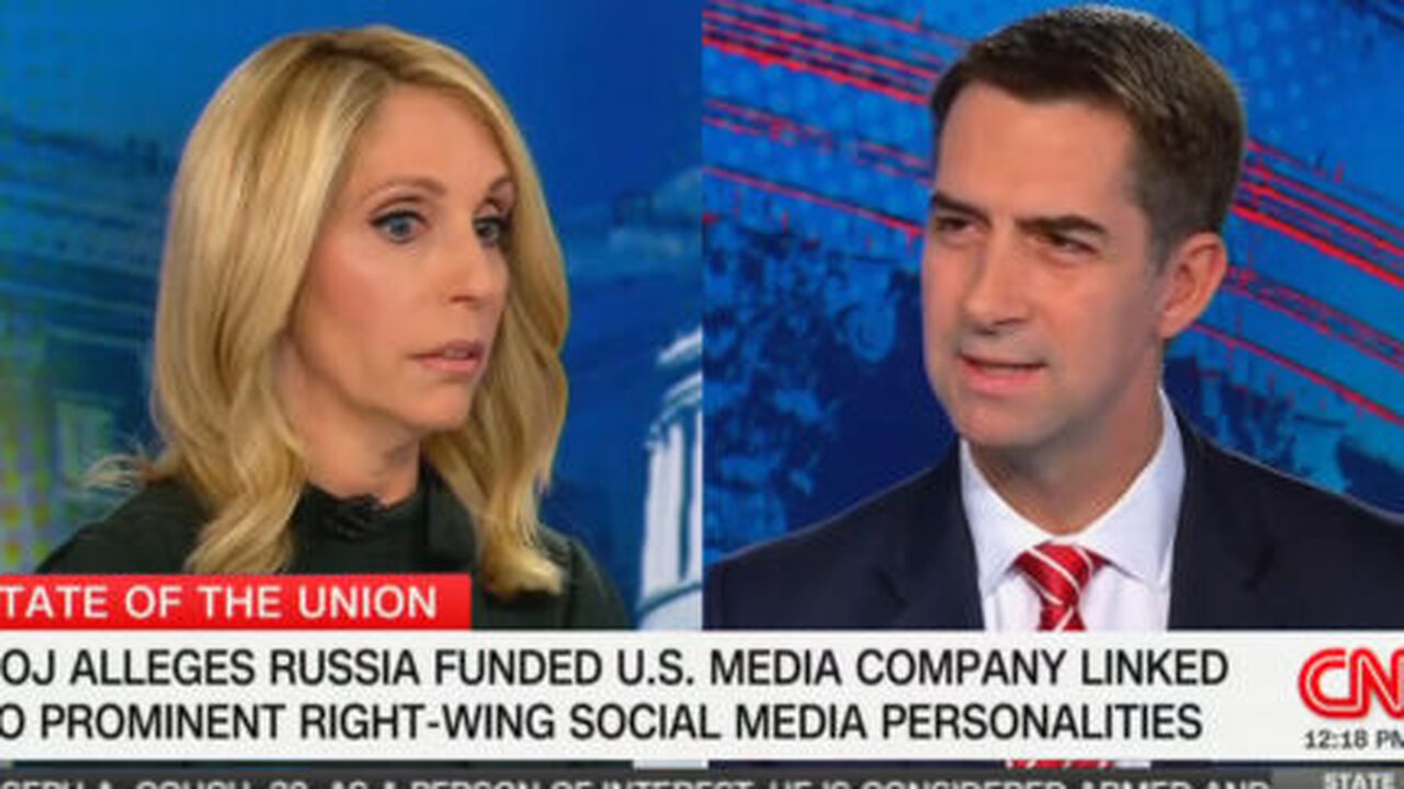 ‘Hook, Line, & Sinker!’ Cotton Claps Back at Bash On Russian Disinfo: ‘Most Networks Including This One’ Bought Hunter Laptop ‘Lie’