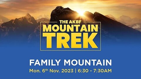 The FAMILY MOUNTAIN Trek | 6th November 2023