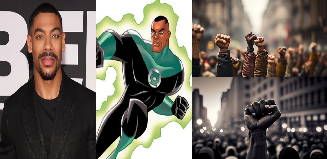 Aaron Pierre is Green Lantern John Stewart, Let the Colorism Cry Babies Tears Pour More