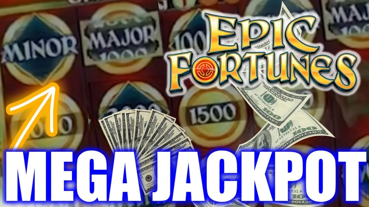 MEGA JACKPOT WHEN MAX BETTING EPIC FORTUNES!