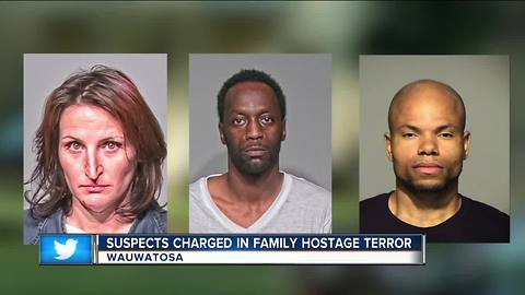 Three charged for taking Wauwatosa family hostage in violent robbery