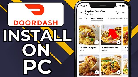 HOW TO DOWNLOAD DOORDASH ON PC