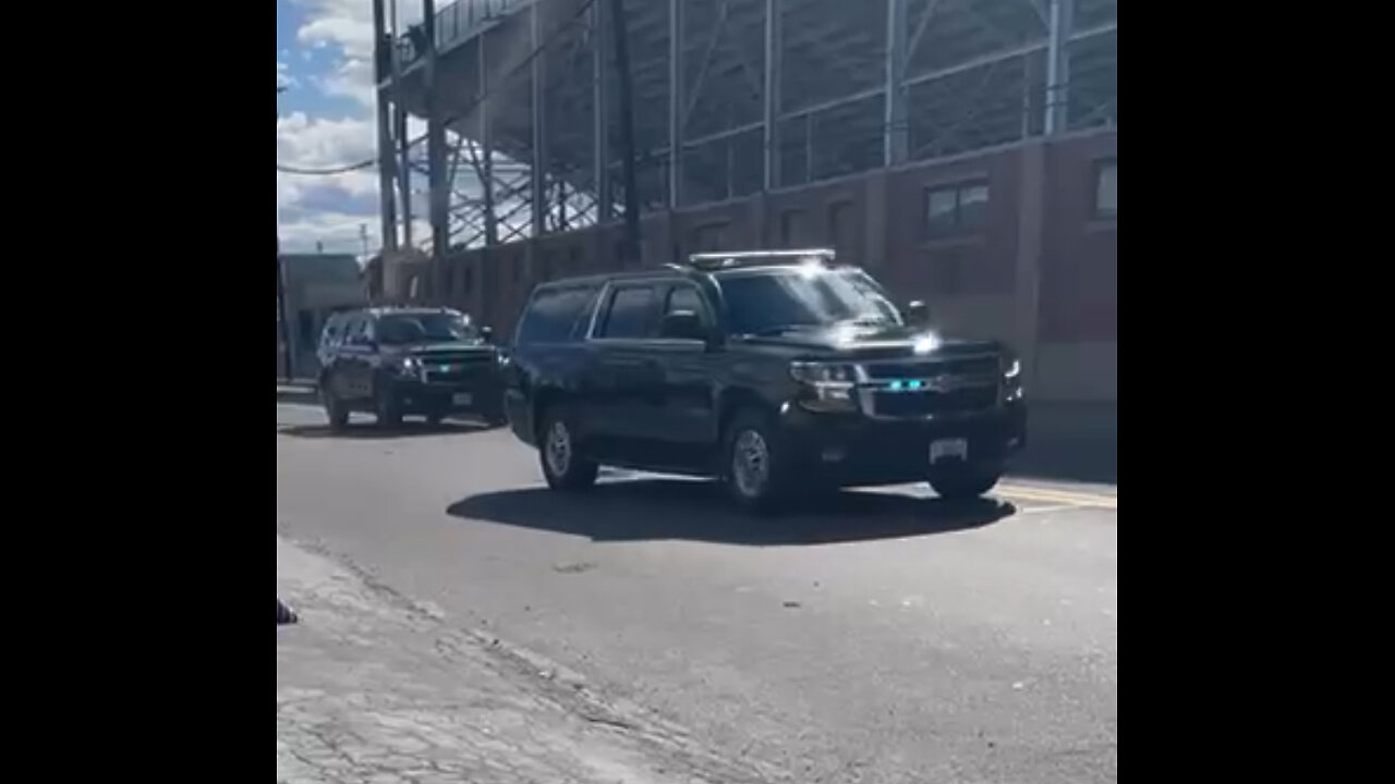 Trump Arrives at the River Complex in Scranton Pennsylvania