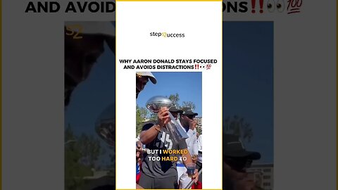 Aaron Donald Advice on Success🏆 #shorts #lifeadvice