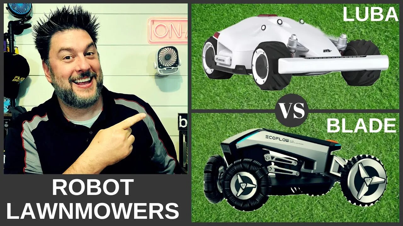 Ecoflow Blade vs Mammotion Luba. Robot lawnmower comparison review [513]