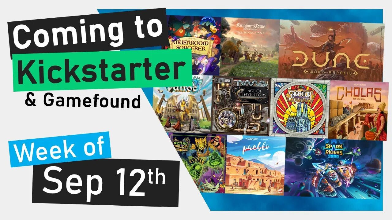 📅Upcoming Boardgames | Sagrada: Artisans, Age of Inventors, Dune: War for Arrakis, Kingdom Come