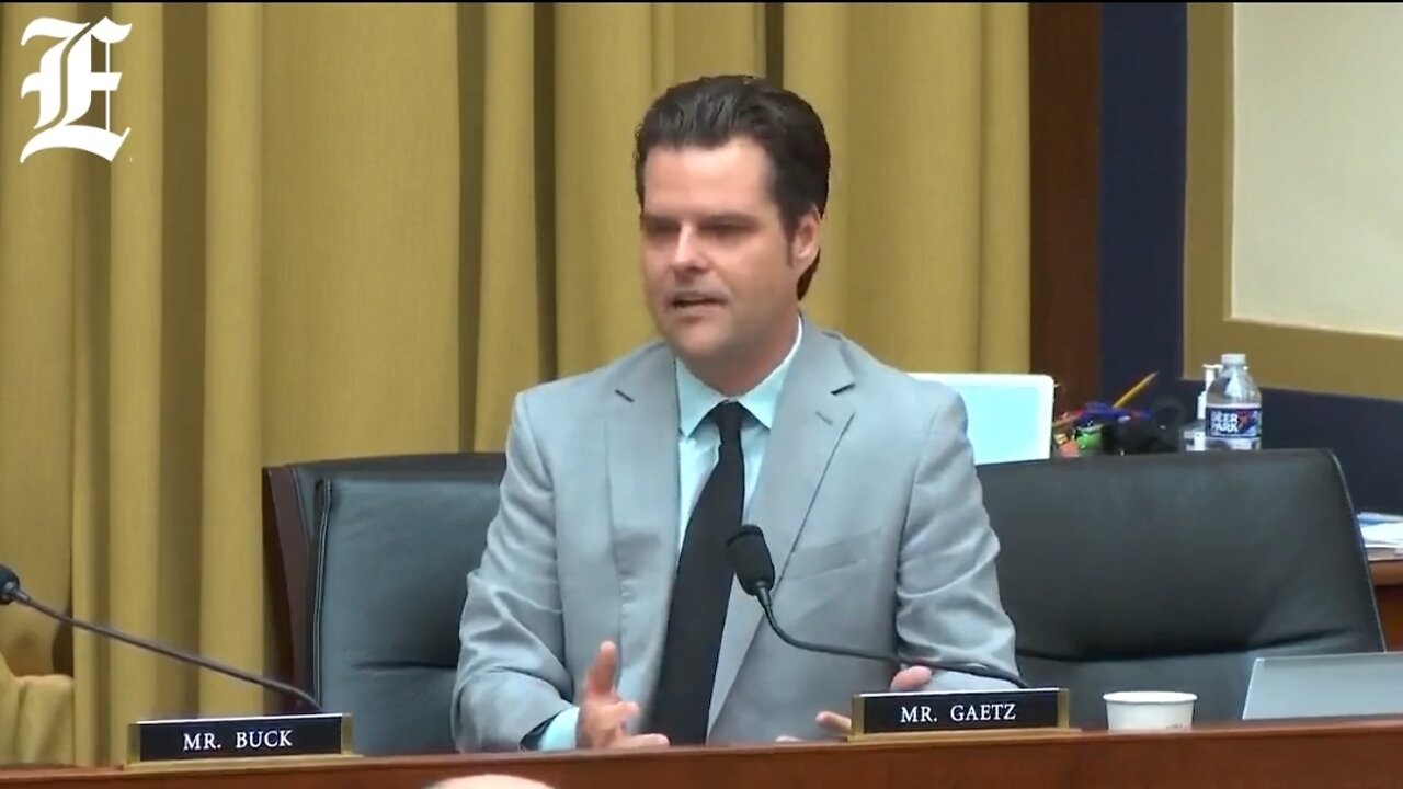 Rep Matt Gaetz Drops Truth Bombs On Fentanyl Coming Over The Border