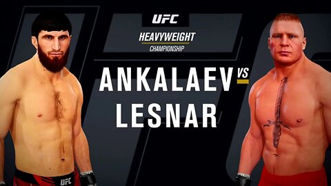 EA Sports UFC 4 Gameplay Brock Lesnar vs Magomed Ankalaev