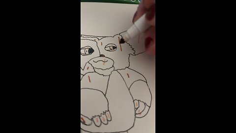 Gizmo from Gremlins art video