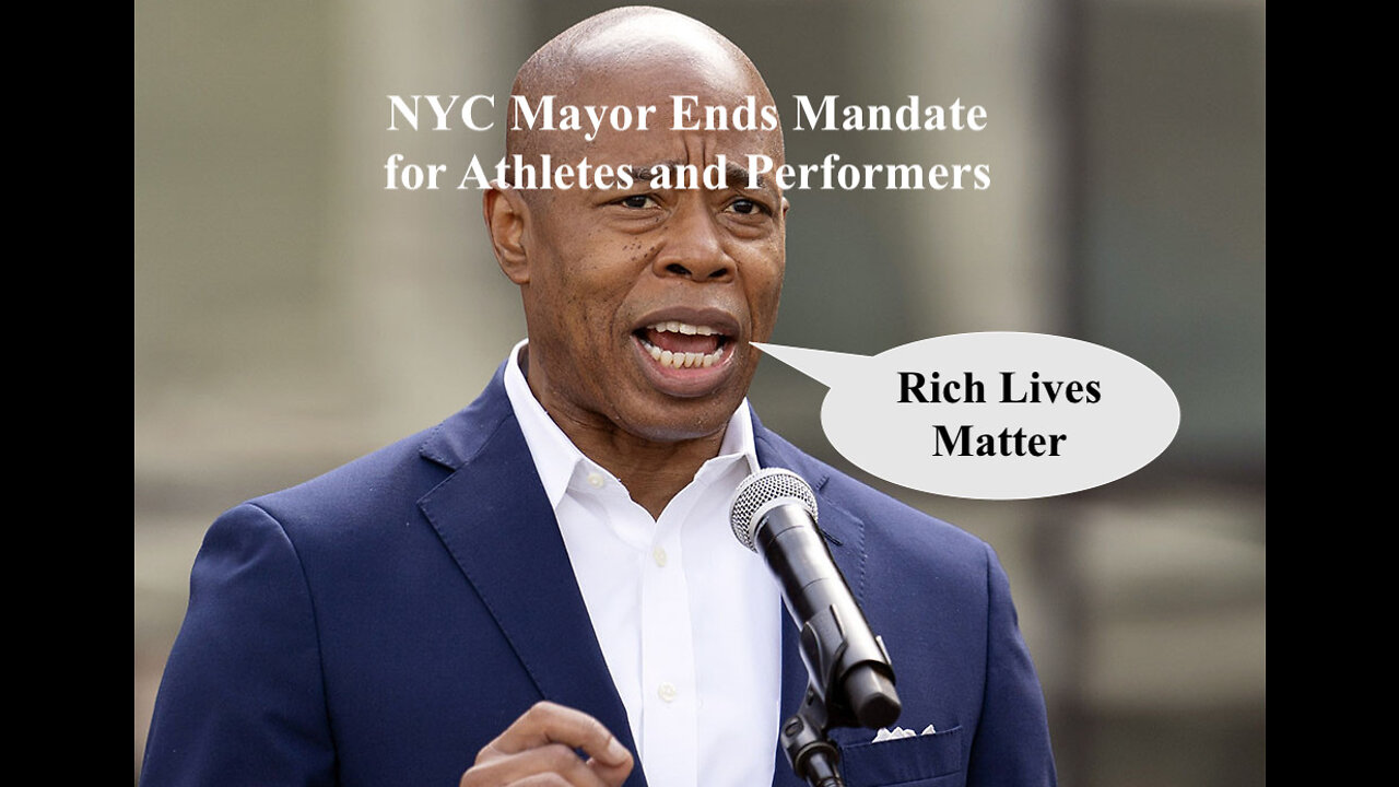 NYC Mayor Ends Mandate for Athletes and Performers