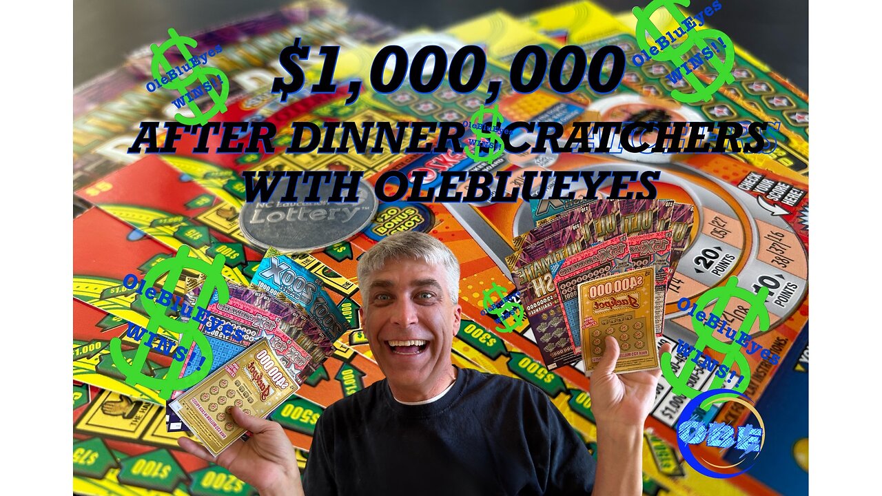 $200,000 Jackpot! Happy Hour Scratchers with Oleblueyes