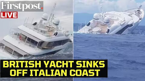 One dead and Britons missing after yacht sinks in tornado off Sicily