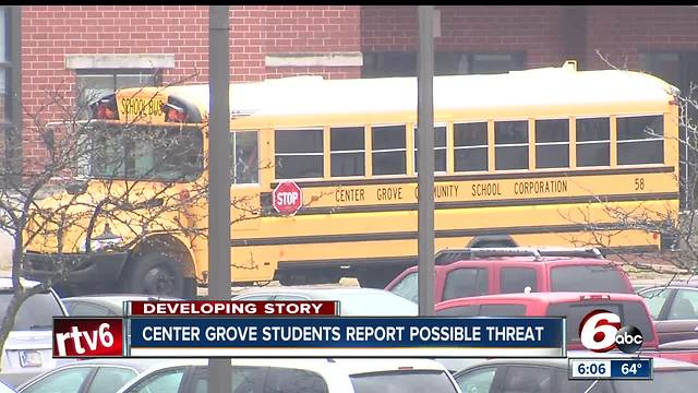 Johnson County deputy called to Center Grove student's house to discuss overheard rumors of threats