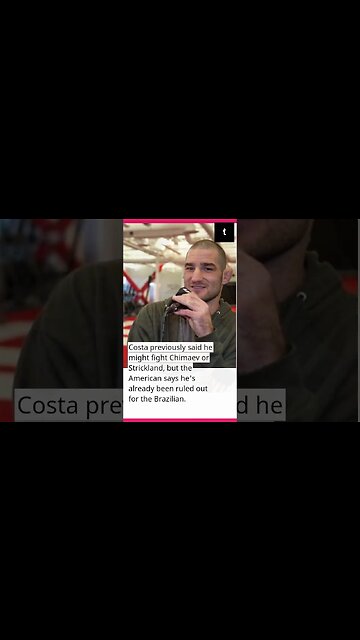 Khamzat Chimaev and Paulo Costa's bout will go place, according to Sean Strickland #shorts