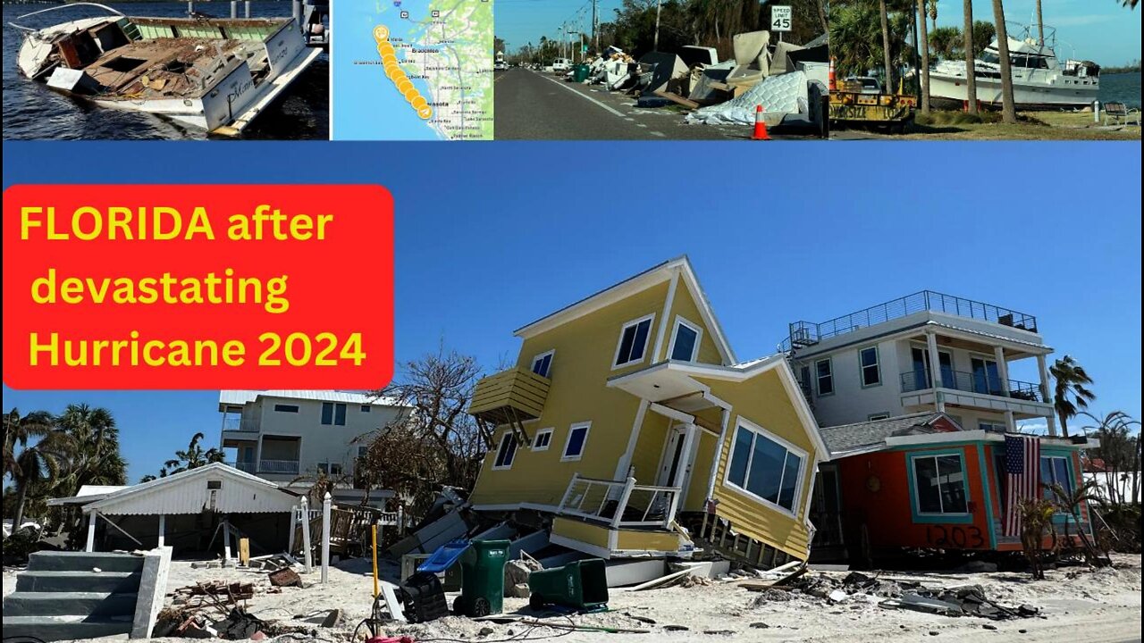 Driving through the path of a hurricane Helene & Milton #Florida 2024