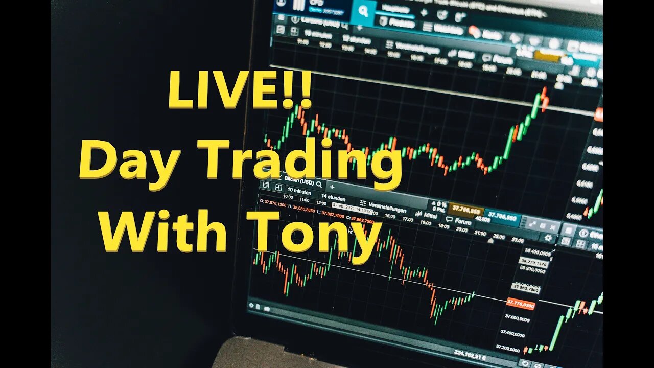 Day Trading LIVE!! Volatility is back in the market. Will AMC & GME continue to Rally?