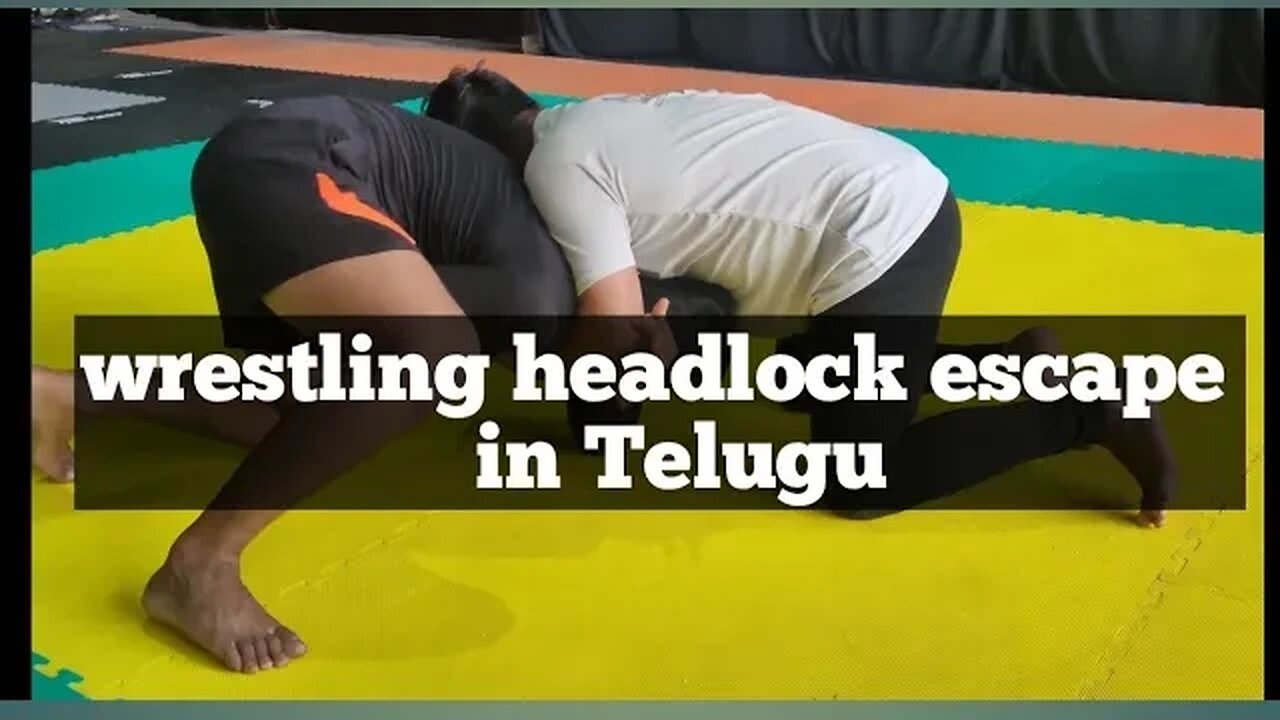 wrestling headlock escape technique for MMA in Telugu | bacloom fitness #mma #wrestling