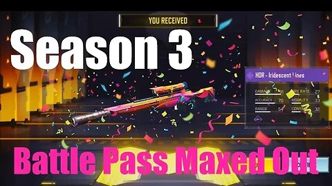 CODM - Battle Pass Season 3 Maxed Out.