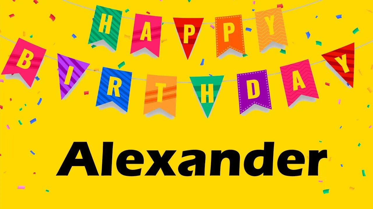 Happy Birthday to Alexander - Birthday Wish From Birthday Bash