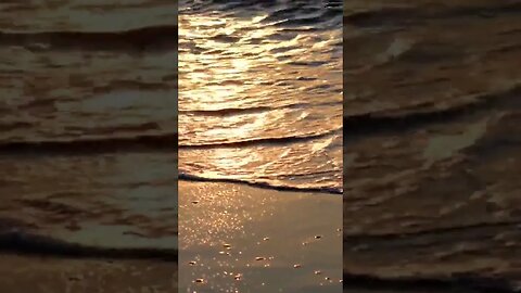 GOLDEN OCEAN WAVE SOUND #universe #nature #calm #relaxing #shorts