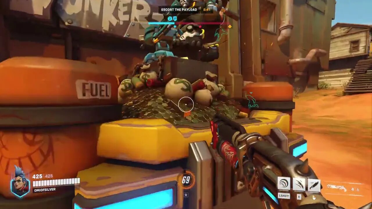 Overwatch 2 Junker queen gameplay