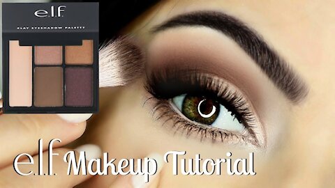 Beginners Eye Makeup Tutorial Using ELF | Parts of the Eye | How To Apply Eyeshadow