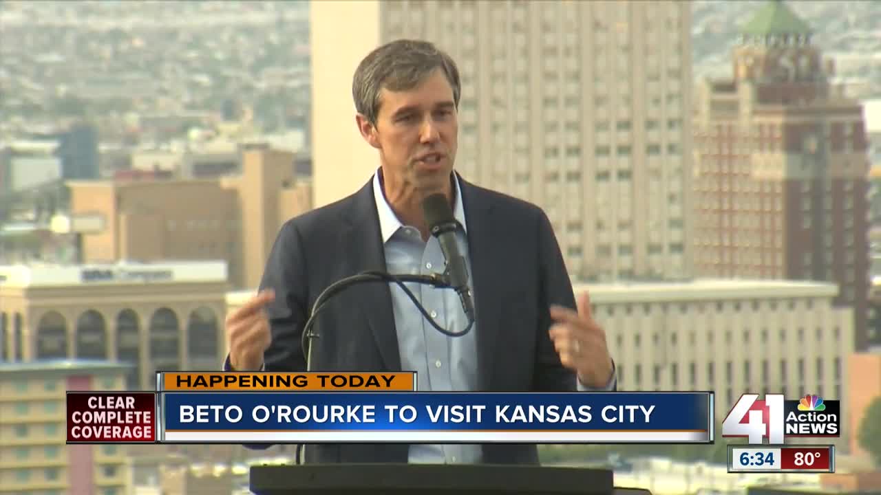 Beto O'Rourke to visit Kansas City