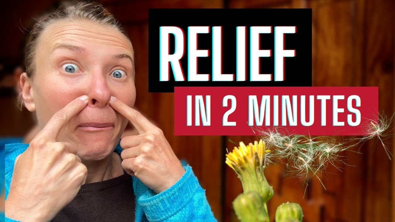 Instant Allergy Relief: Open Sinuses & Stop Itching in Just 2 Minutes!