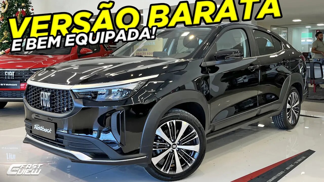 NOVO FIAT FASTBACK AUDACE 2023 VERSÃO + BARATA MUITO EQUIPADA, MAS VALE A PENA COM MOTOR 1.0?