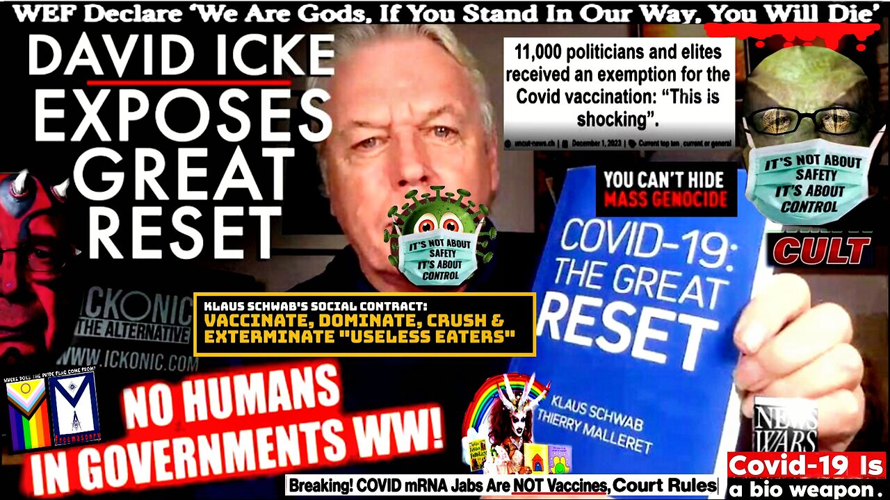 David Icke Exposes The Great Reset With Alex Jones (Video Compilation Version) - Marcum