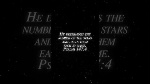 Psalms 147:4 is #psalms #stars #number #name #Christians #shorts