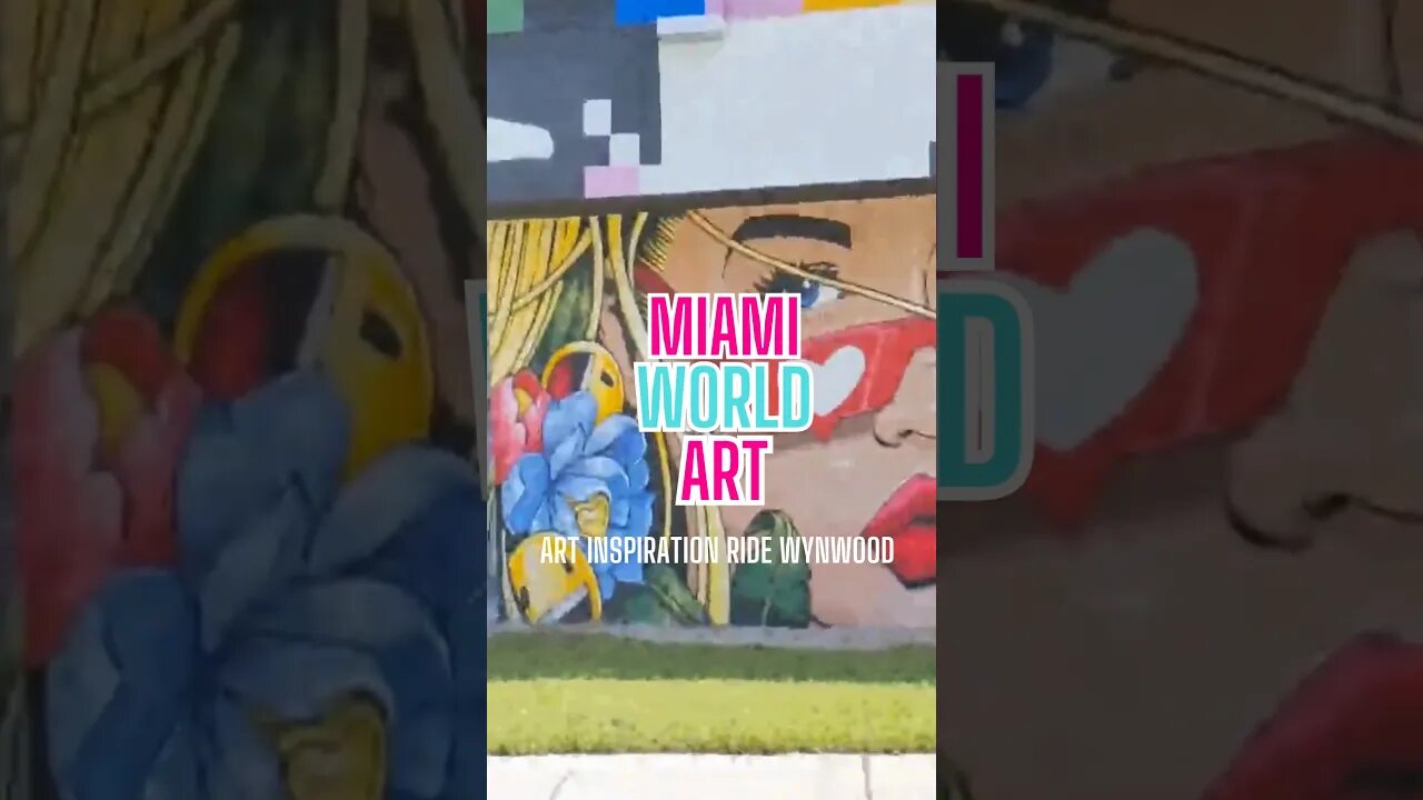 4K Street Pop Art Inspiration #shorts in Wynwood Miami Street Art